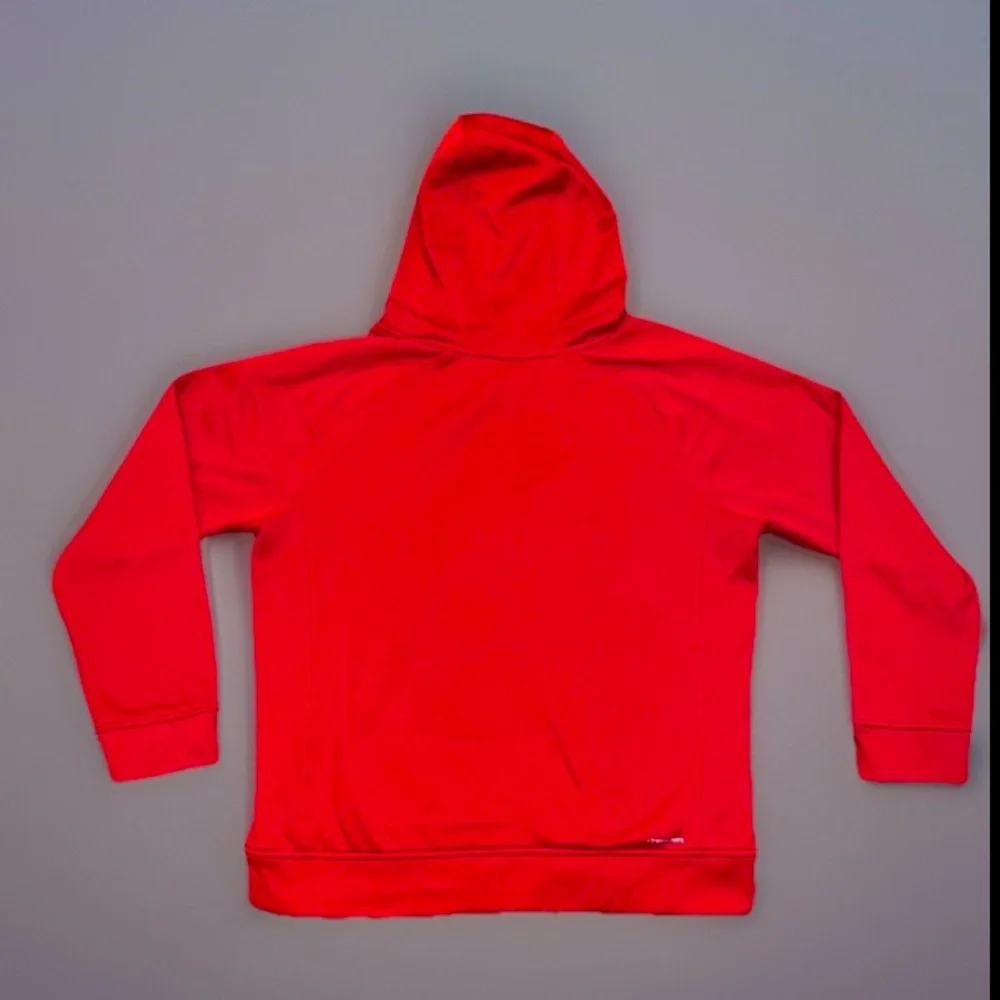 Vintage Adidas Climawarm Blk Lined Hooded Sweatshirt/Jacket W/Kangaroo Pocket